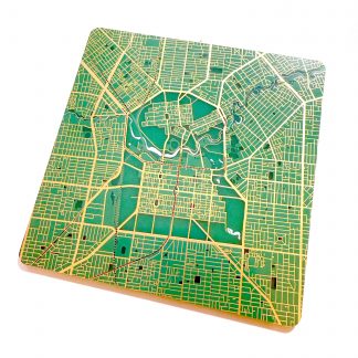 PCB Map Coasters
